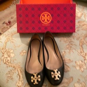 COPY - Black Gold Tory Burch flats.